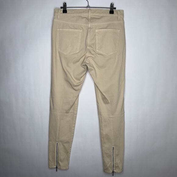 J. McLaughlin Women’s Equestrian Riding Pants Ankle Zip Tan Cream Size 6 - Picture 4 of 5